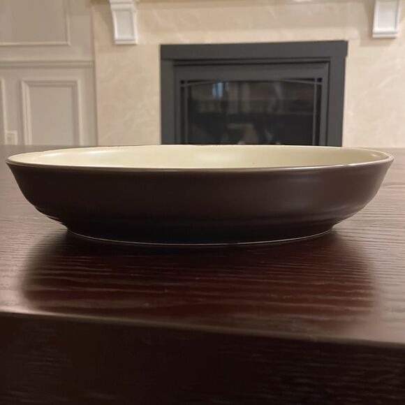 Noritake Folkstone Stoneware Beautiful Oval Serving Dish with Yellow & Terracot… - Picture 3 of 7